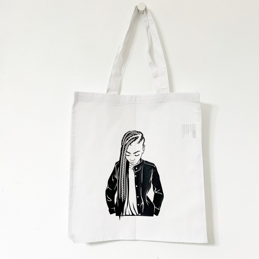 Cool Vibes Graphic Tote Bag — Braided Beauty